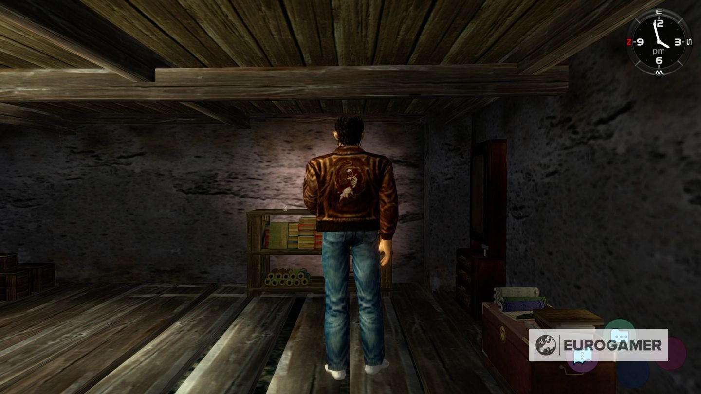 Shenmue Finding the Phoenix Mirror, where to use the Mysterious Key